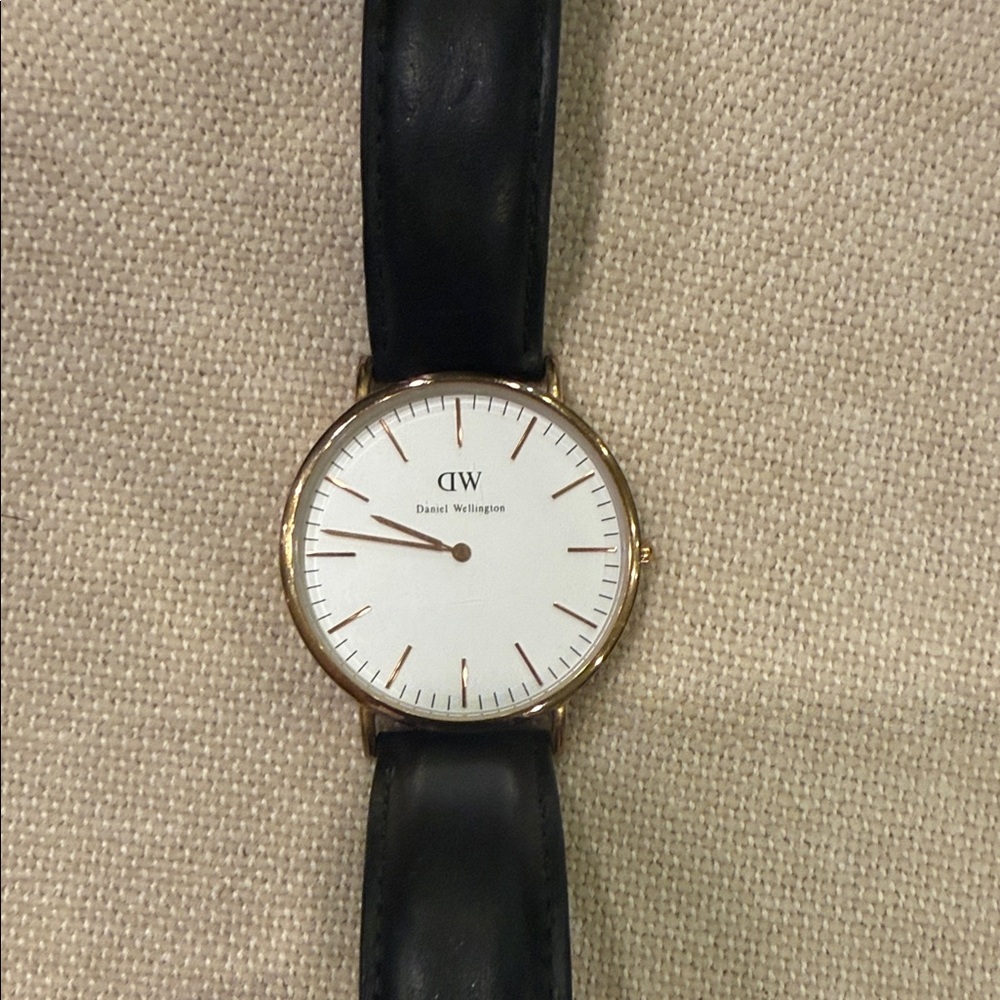 Daniel Wellington Classic Black and Gold Watch